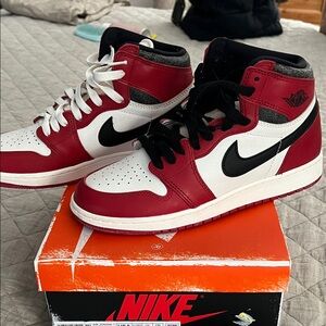 Nike Air Jordan 1 High - Red, White, Black